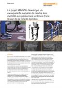 Le projet MARCH développe un exosquelette capable de rendre leur mobilité aux personnes victimes d'une lésion de la moel